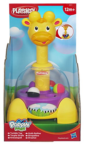 Jouet de premier age - toupie girafe