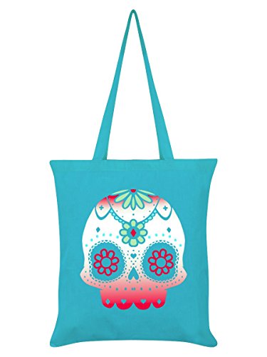 Fourre-tout Calavera Fleuri Bleu Azur