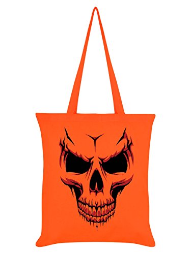 Fourre-tout Grinning Skull 38 x 42 cm orange