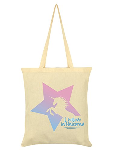 Fourre-tout I Believe In Unicorns 38 x 42 cm crème