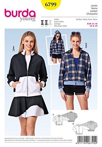 Patron de couture Burda femme 6799 Forest-Casua...