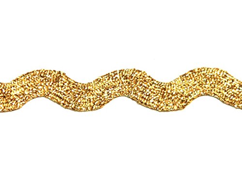 10 mm coupe Essential Trimmings Ric Rac métalli...