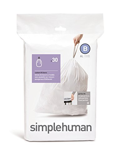 simplehuman CW0161 Code B Boîte de 30 Sacs à Po...