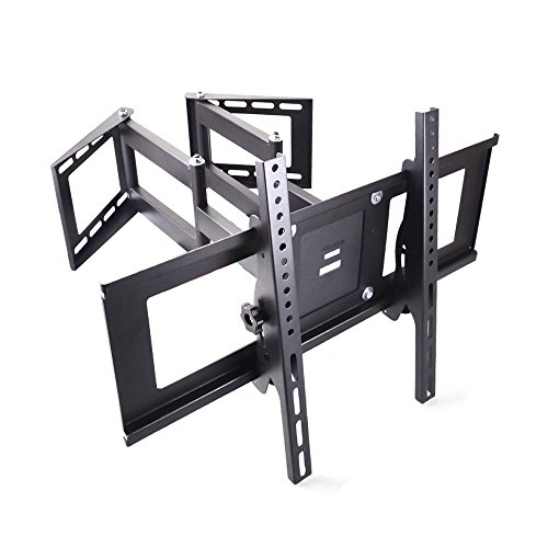 Sunydeal Support mural tv ecran meuble pour écran de 30-70 pouces TV LED, TV plasma, écran plat LCD,Smart TV, VESA 600 x 400 mm et 45 kg, avec mouvement inclinable/pivotant 5054574044699 SUNYDEAL