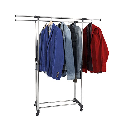 - porte-vêtements double, penderie à vêtement, ...