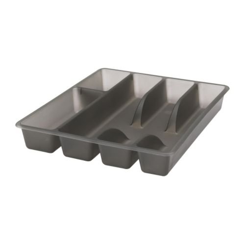 IKEA VARIERA Range-couverts Gris - 31 x 26 cm
