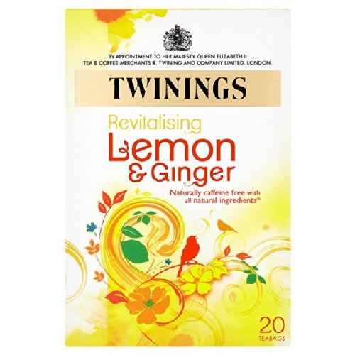 Revitalise lemon & ginger herbal tea bags 20 pe...