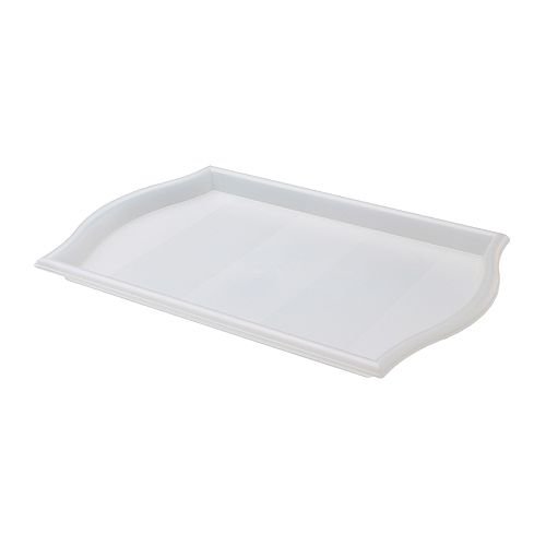 IKEA Smula - Plateau, 52x35 cm transparent