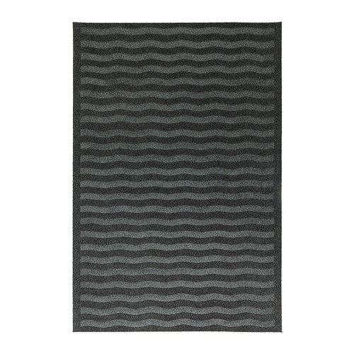 IKEA LYNAS - tapis de porte, gris foncé - 65x98 cm
