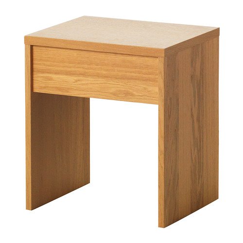 IKEA Ransby - Tabouret, placage chêne - 40x33 cm