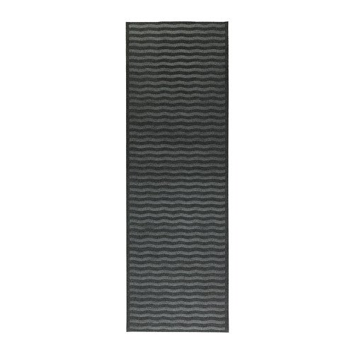 IKEA LYNAS - Tapis tissé à plat, gris foncé - 6...