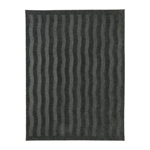 IKEA LYNAS - tapis de porte, gris foncé - 65x50 cm