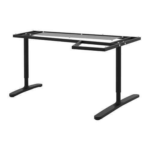 IKEA BEKANT - Châssis pour coin table, noir - 1...
