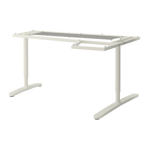 IKEA BEKANT - Châssis pour coin table, blanc - ...