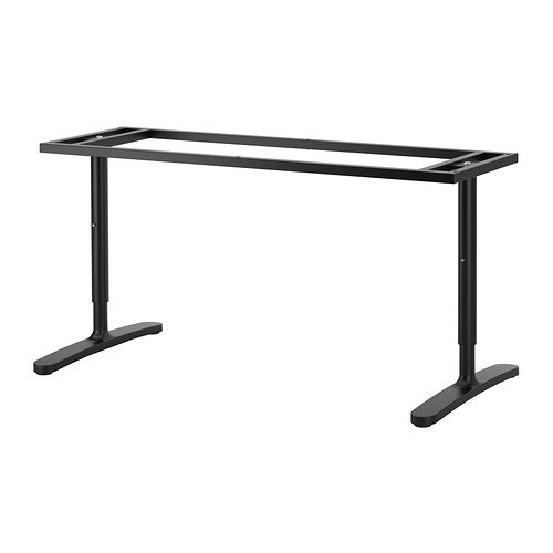 IKEA BEKANT - Châssis pour dessus de table, noi...