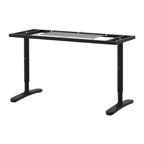 IKEA BEKANT - Châssis pour dessus de table, noi...