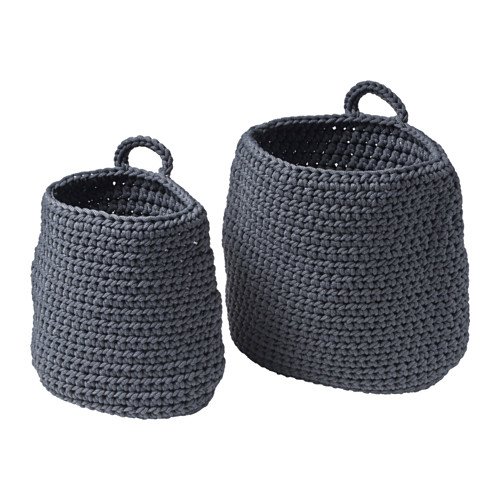IKEA NORDRANA - Basket, ensemble de deux