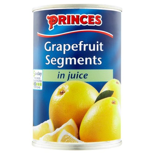 Princes Pamplemousse segments de jus 411g (215g égoutté de poids) (pack de 12 x 411g) code EAN 5054809863279 
