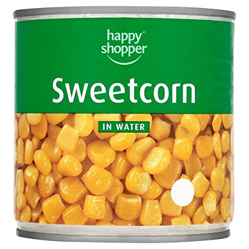 Happy Shopper Bonne Shopper Maïs doux dans 340g d'eau (Pack de 12 x 340g) code EAN 5054809863934 