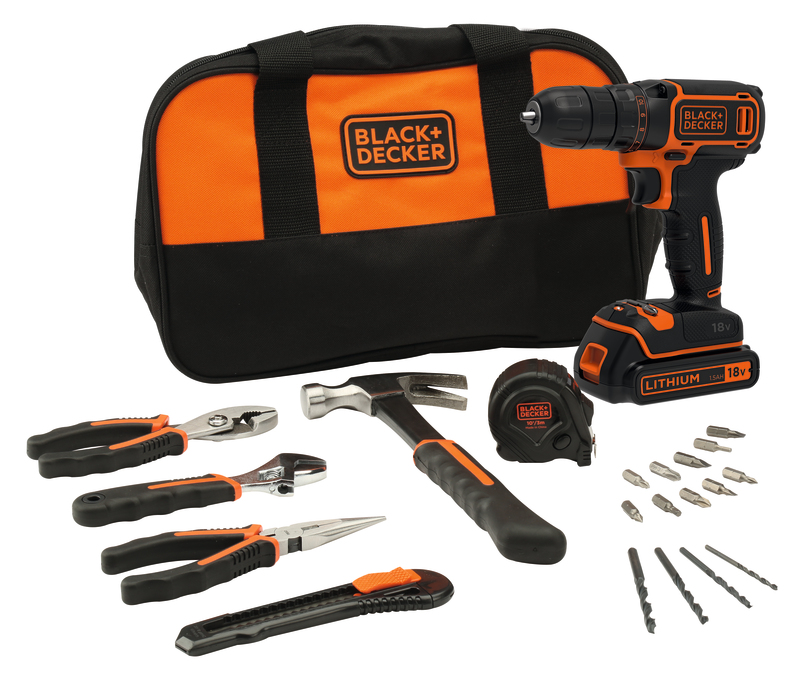 PERCEUSE SANS FIL 18V BLACK & DECKER