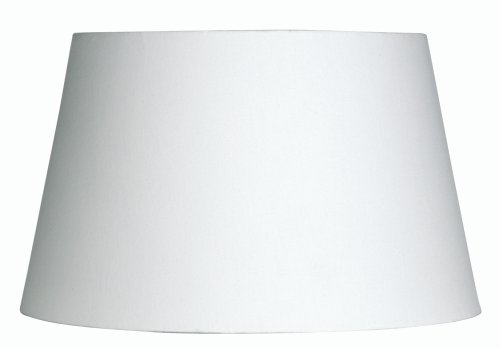 Abat-jour tambour coton blanc 50 cm