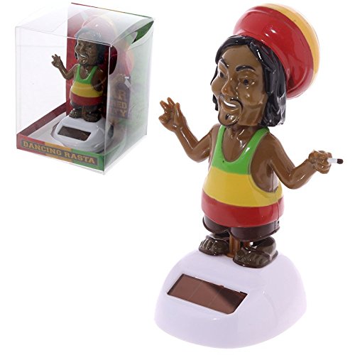 Puckator FF68 Rasta Figurine Solaire Plastique ...