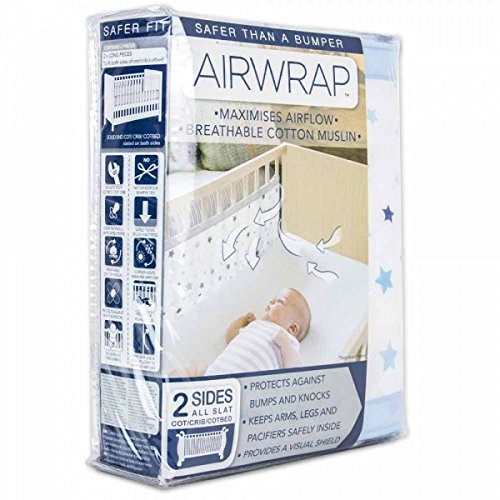 Airwrap Mesh 2 faces tour de lit - bleu. code EAN 5055114319314 
