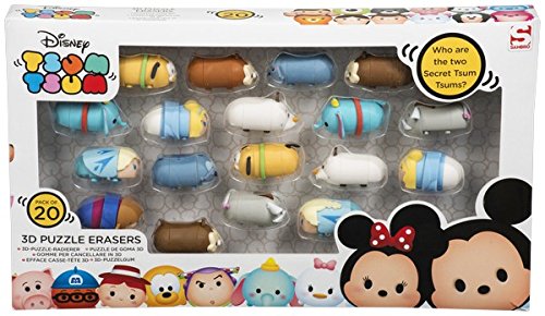 tsum tsum empilable Puzzle 3D Lot de 20 gommes ...