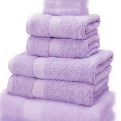 Lot de 4 serviettes d'invité 100 % coton turc, ...