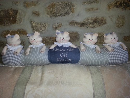 Global desings Bas de porte famille chats à la campagne 5055150740097 (5055150740097)