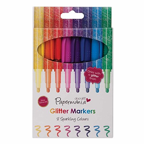 Docrafts Marqueurs paillettes (Lot de 8)