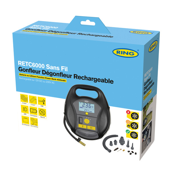 Compresseur programmable sans fil rechargeable ...