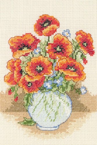 Kit tapisserie sur canevas pour débutants motif...