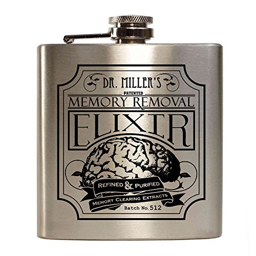Tuff-Luv Flasque d'alcool/Whisky - 6oz - Inox -...
