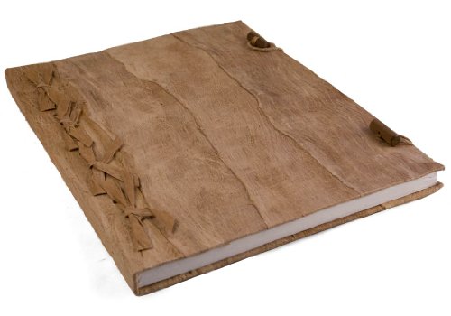 Livre d'or Ecorce Naturelle fait à la main (28c...