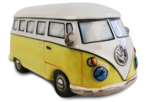 Spooff Caravane VW Jaune Tirelire (16cm x 6cm) 5055277309757 (5055277309757)