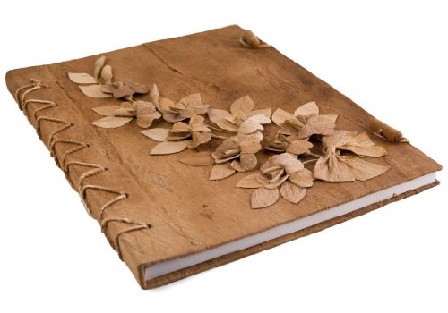 Livre d'or Fleur en Ecorce Naturelle fait à la ...