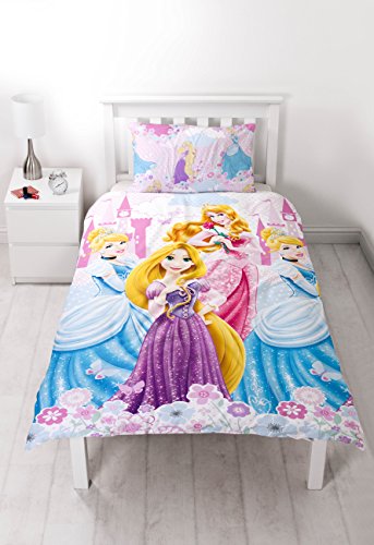 Parure de lit Princesses Disney housse de couet...