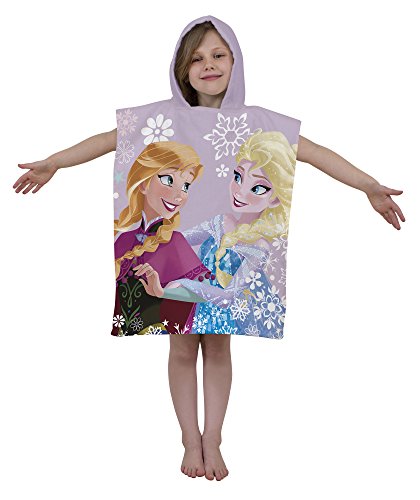 La reine des neiges (frozen) poncho avec capuch...