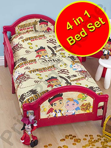 JAKE LE PIRATE - Set 4 en 1 - Housse de couette...