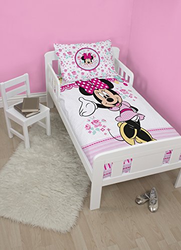 Disney parure de couette minnie mouse multicolo...