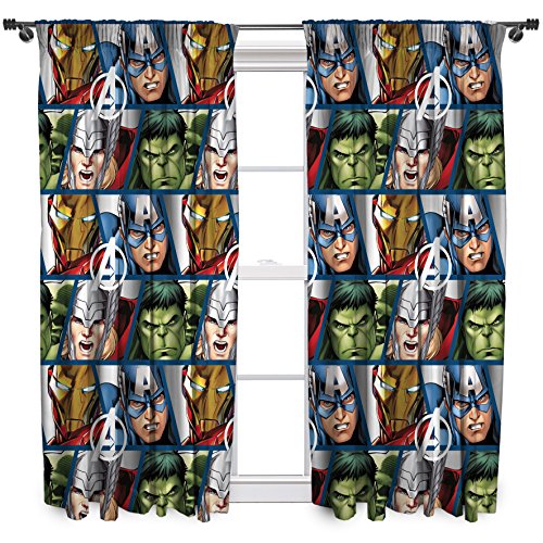 Disney marvel avengers rideaux multicolore 137,...