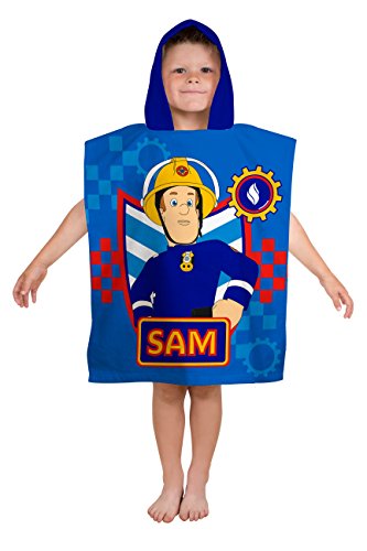 Fireman Sam Workshop à capuchon serviette poncho code EAN 5055285386214 