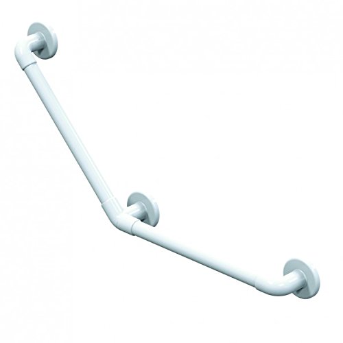 Barre d'appui haute résistance lisse 135° 450x4...