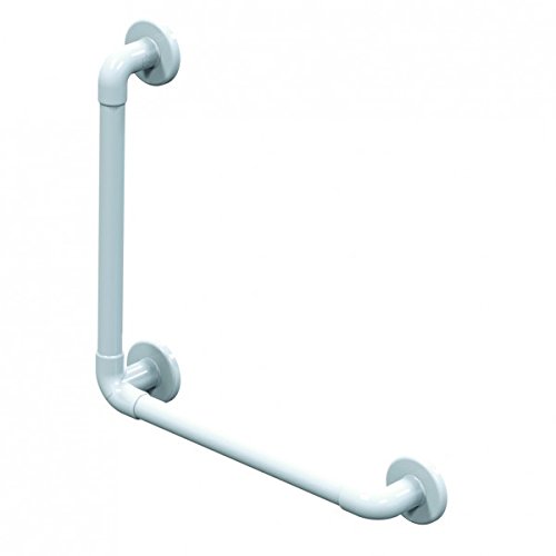 Barre d'appui haute résistance lisse 90° 450x45...