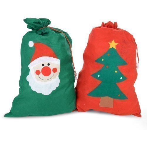 Deux Grands Sacs de Noël en Feutre - Deux Modèl...