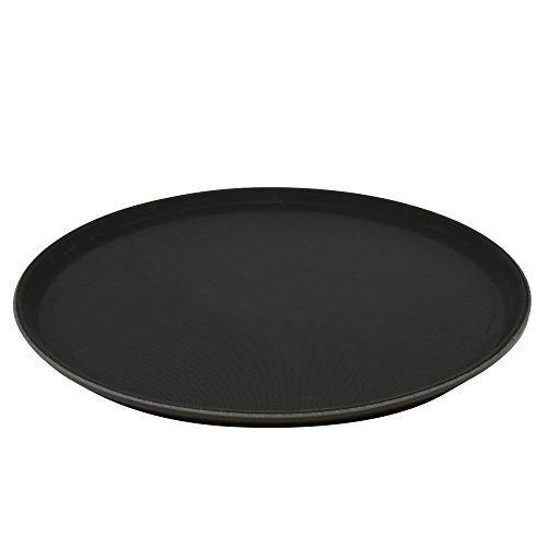 Plateau noir antidérapant de la collection de v...