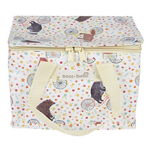 Lunch bag - Happy Animals on bikes