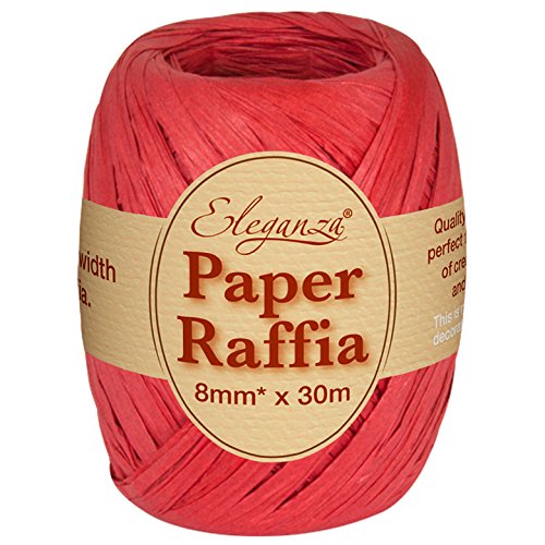 8 mm x 30 m de ruban en raphia papier pour de n...