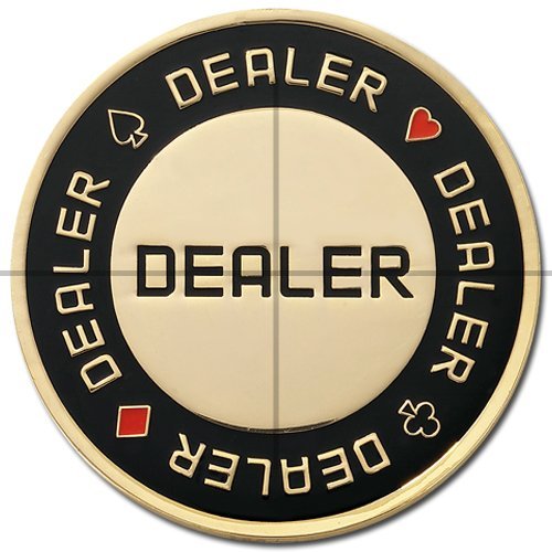 Protecteurs de cartes, de jeton Dealer, noir et...